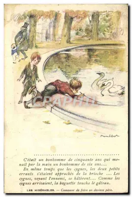 Les Misérables — Como de irmão se torna pai — ilustração de N. Muller