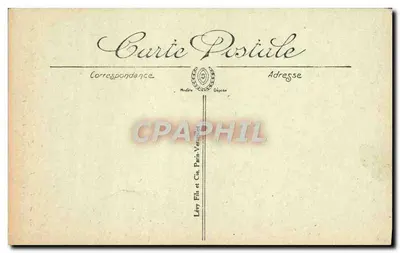 BIOIS — O Castelo — Lareira com as Armas da França — I.L. — Verso
