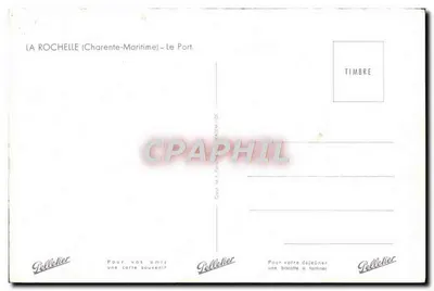 La Rochelle (Charente-Maritime) — O Porto — Pelletier — Verso