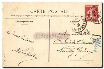 Bayonne — Brug Marengo — uitgever C. Fournil, n°16 — Achterkant