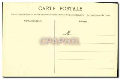 Powrót z rybołówstwa — Camaret — według obrazu Étiennne BOUILLÉ — Rewers