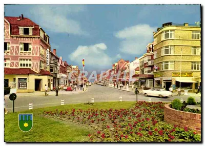 Bilhete postal moderno Koksijde Zeelaan