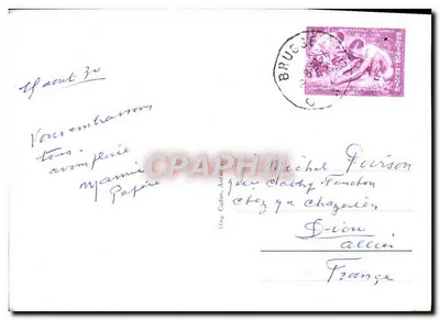 Gent e Gand — Lembrança de Gand / Saudações de Gent — editor Ling-Cadier, número de série não visível — Verso