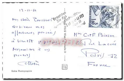 Viena, Ringstraße com o Parlamento, o Rathaus e o Burgtheater — editor PAG, n° 45844 — Verso