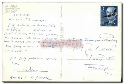 Ponte de la Victoria — Bilbao — Wydawnictwo R. Autios — Rewers