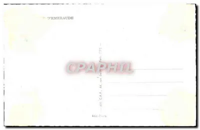 Côte d'Émeraude — Mont-Saint-Michel, Cancale, St-Malo, St-Servan — Wydawca C.A.P. Paryż — Rewers