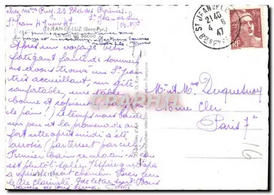 O Forte de Socoa — Saint-Jean-de-Luz — Yvon — Verso