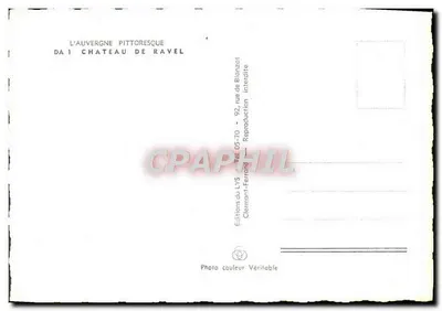 Castello di Ravel — Paesaggio pittoresco dell’Auvergne — Éditions du LYS — Verso