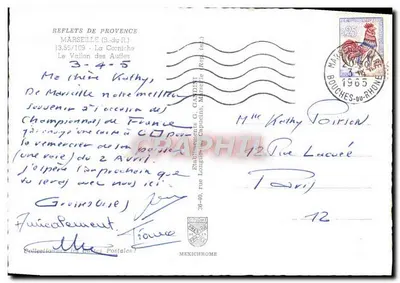 Bocas do Ródano — O Vailon dos Auffes — Editor IRIS, n°7087 — Verso