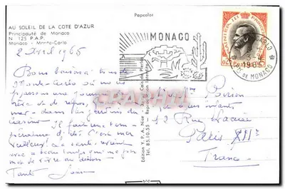 Monako — Monte-Carlo i Monako — wydawnictwo Papcolor Y.P.A. Nice — Rewers