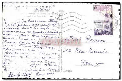 Widok z powietrza zakończenia Cap d'Agde — Éditions S.E.P.T. — NICE — Rewers