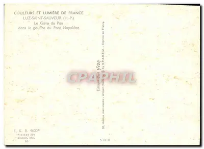 O Gave de Pau no abismo do Ponte-Napoleão — Edições Jean-Jaurès, Processo 301 — Verso