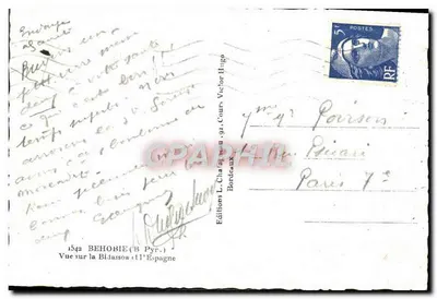 Le tre Courannes — Forte di Saint Martial — Edizioni L. Chaigneau, Bordeaux — Verso