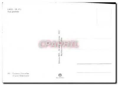 Fábrica química — vista geral — Editions REX - Lilar - PAU — Verso