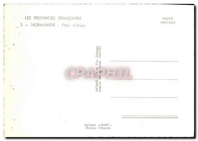 Normandia - Pays d'Auge — Wydawnictwo Gaby, Nantes — Rewers