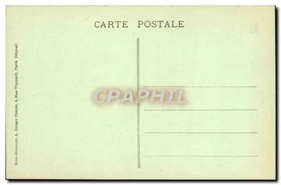 Argentan - Velho Castelo — editor A. Bregier Frères, Paris — Verso