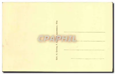 Vire — As Ruínas do Velho Castelo — Henri Ermice — Verso