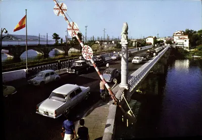 Ponte internacional de Irun — vista da passarela