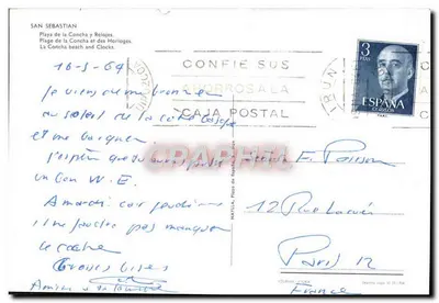 San Sebastián — plaża Concha i zegary — Rewers