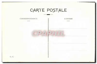 Pau — Uitzicht genomen vanaf de Station — C.C. — Achterkant