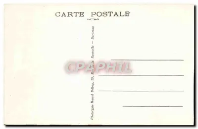 Pau (B.P.) — Pomnik Pamięci dla Ojczyzny — Fototypie Marcel Delbouy, Bordeaux — Rewers