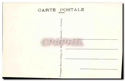 Pau (B.-P.) — Fontanna na Placu Thiers — od rzeźbiarza Gabard — Rewers