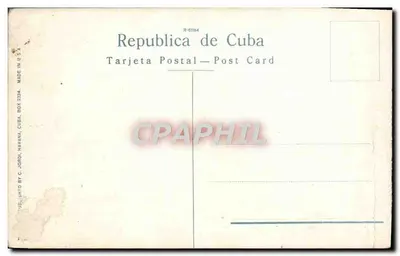 Havana: Batería Antigua e Obelisco na Cabaña — Publicado por C. Jordi, Havana — Verso