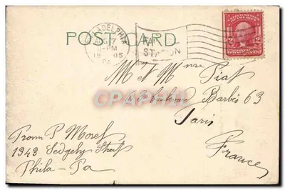 Filadelfia — Wzdłuż Wissahickon Fairmount Park — wydawca nieznany, nr 515 — Rewers