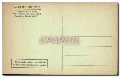 Stara Galla — Druidzi. Zbieranie guija — rysunki Goichona, wydawnictwo Mazo, nr 6 — Rewers