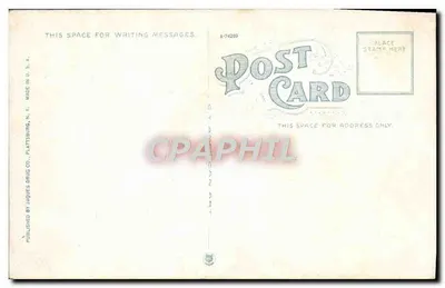 Le Four et le Pont du Diable, Ausable Chasm, N.Y. — éditeur Jaques Drug Co., Plattsburgh, N.Y., n° A-74289 — Verso