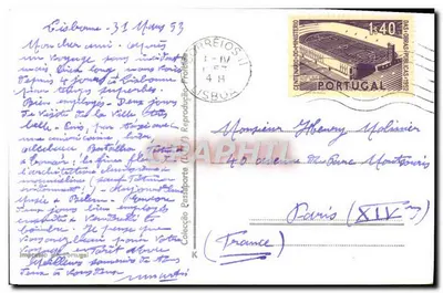 TOMAR — Klasztor Chrystusa — Wydawca Bella Porte, nr 13 — Rewers