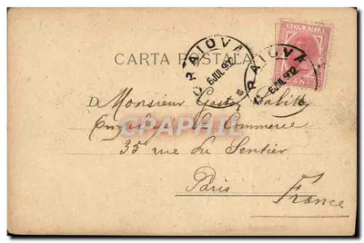 Scène de vie — attelage de boeufs et cavaliers — éditeur 'SALUTARE DIN ROMANIA' (n° 127) — Verso