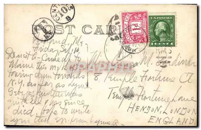 Dom Longfellowa, Portland, ME — widok budynku z drzewami i starą samochodową — Rewers