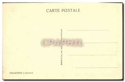 Colmar — Oriel Komendy Policji — wydawca BRAUN & Cie, Dornach — Rewers