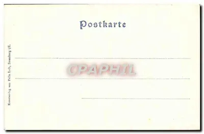 Most kolejowy nad Rynem blisko Kehl — Strasbourg — Wydawca Felix Loth, Strasbourg — Rewers