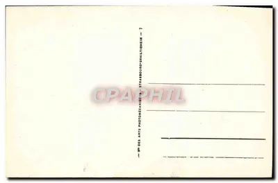 Selestat — Stare Domki i Katedra — Stara pocztówka 73 — Rewers