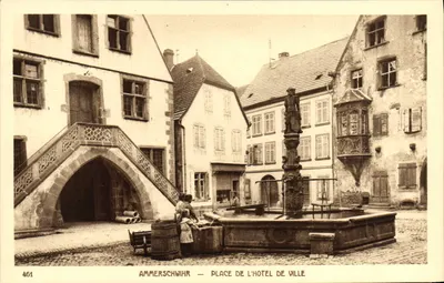 Ammerschwihr — Place de l'Hôtel de Ville — editor BRAUN & Cie