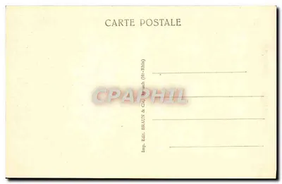 Ammerschwihr — Place de l'Hôtel de Ville — editor BRAUN & Cie — Verso