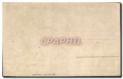 Krkonoše: Sněžka — panoramowy widok szczytu z drogą z zakrętami — wydawca Jaques Béryim, nr 6 — Rewers