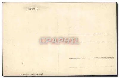 Duppau — widok panoramiczny — C. Jilovsky, Praga — Rewers