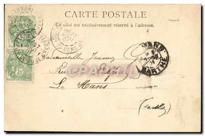 Fardon — panoramowy widok wsi — R. & J. D. 10887 gina — Rewers