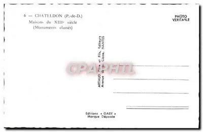 Châtel-Denis — Domki z XIII wieku — Wydawnictwo Gaby — Rewers