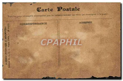La Bastille und die Porte Saint-Antoine unter Henri II — C.L.C. — Serie I — Rückseite