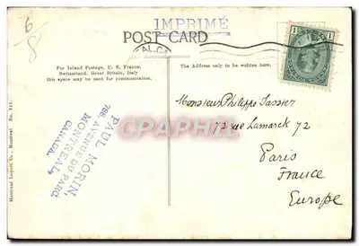 Zamek Ramezay - Kuchnia — wydawca Paul Morin, Montreal, n° 211 — Rewers