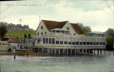 Vista de Sea Breeze, Rochester, N.Y. — editor Rochester News Company, n° 65