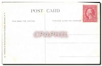 Vista de Sea Breeze, Rochester, N.Y. — editor Rochester News Company, n° 65 — Verso