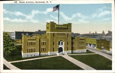 State Armory — Syracuse, N.Y. — Rudolph Bros. Art Bros. Publishers, New York