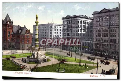 Praça Lafayette — Buffalo, N.Y. — Polychrome, n° 5385