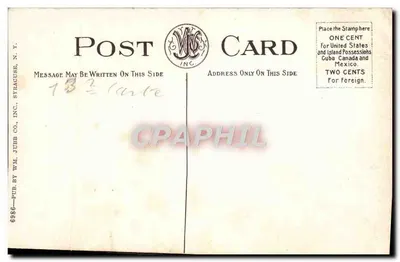 Cascata de Chittenango, perto de Syracuse, N.Y. — editor W.M. Jubb Co., N.Y. — Verso