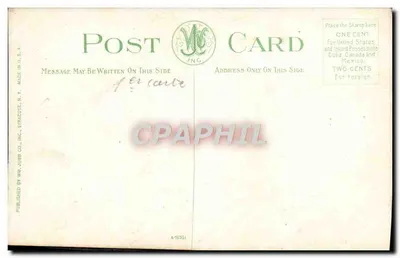 Tribunal, Syracuse, N.Y. — vista arquitetônica — editor WW. JUDE CO., N.Y. — Verso